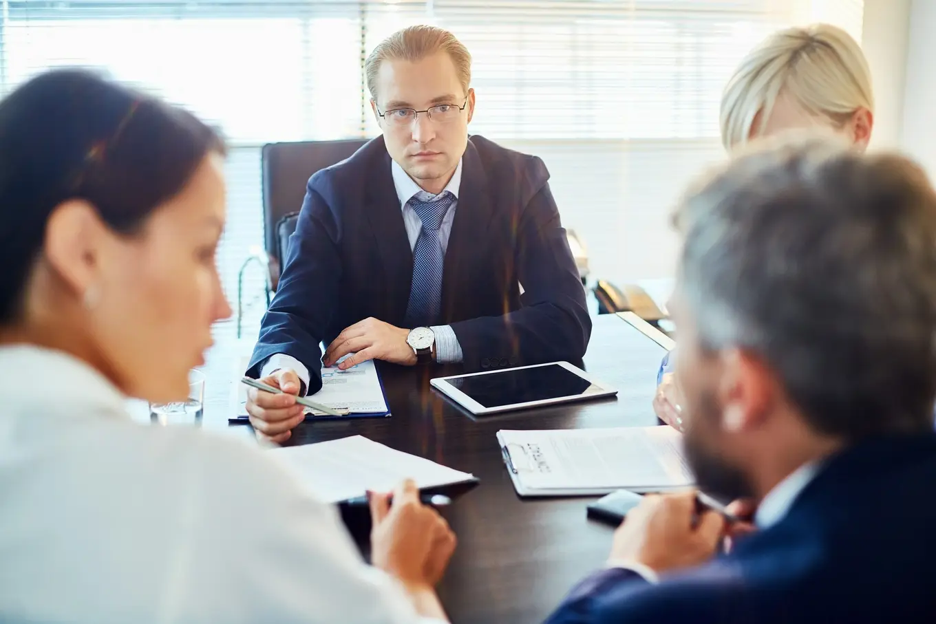 spotkanie zarządu firmy